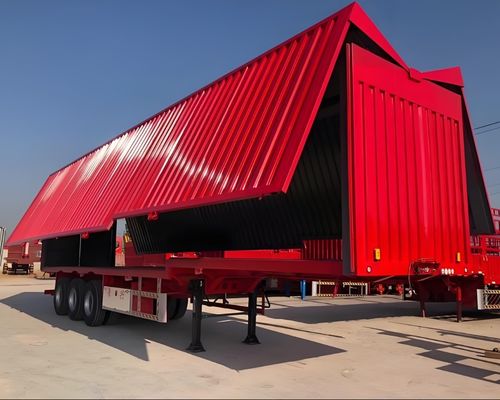 3 Axles Side Wing Open Wing Van Semi Trailer Customizable for Customer's Request