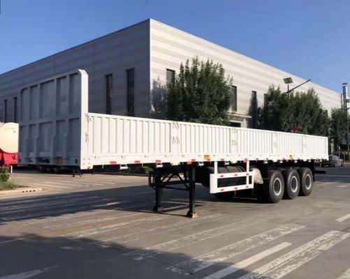 12400X2500X3650mm Max Payload 40-80ton Side Wall Semi Trailer for Cargo Transportation
