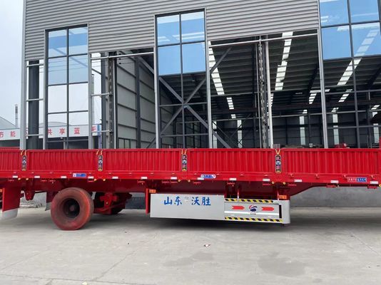 80tons side wall open cargo semi truck trailer with 2&quot; 50mm or3.5&quot; 90mm JOST king pin