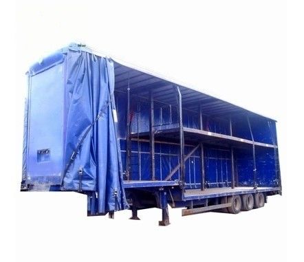 WS 2/3/4 Axles Tarpaulin Curtain Side Semi Trailer for Beverages and Vegetable