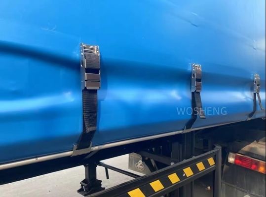 WS 2/3/4 Axles Tarpaulin Curtain Side Semi Trailer for Beverages and Vegetable