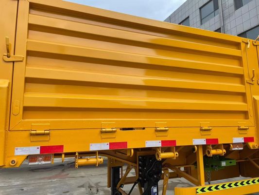 Made Semi Truck Trailer with 12400X2500X3650mm Dimensions and Heavy Duty Landing Gear