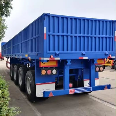 WS Tri-axle Transport Goods Side Board Side Wall Semi Truck Cargo Trailer for Truck