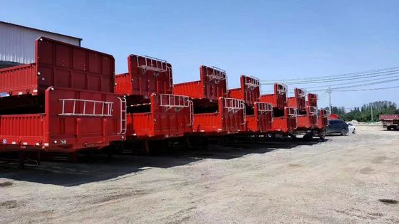 40-100 ton Max Payload 12.00R22.5/11.00R20 Tire Side Dump Truck Tipper Semi Trailer