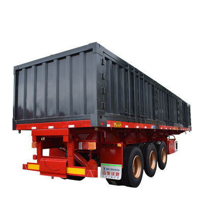 40-80T Tipper Side Dump Semi-Trailer with Q345B / T700 Steel Main Beam by WS Hydraulic