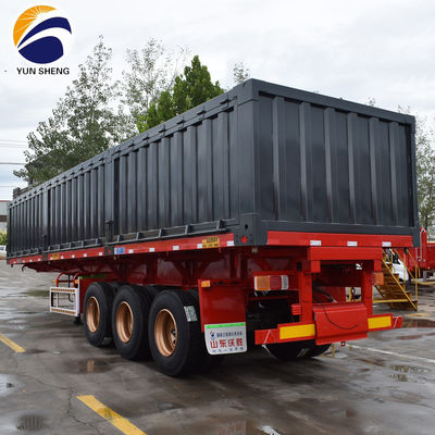 40-80T Tipper Side Dump Semi-Trailer with Q345B / T700 Steel Main Beam by WS Hydraulic