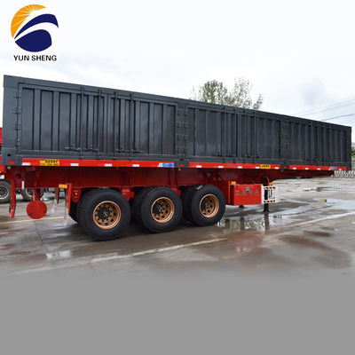 40-80T Tipper Side Dump Semi-Trailer with Q345B / T700 Steel Main Beam by WS Hydraulic