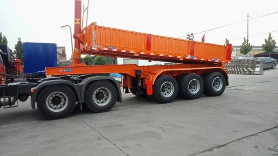 Heavy Duty 40 Ton 45 Cubic U Type Dump Semi Trailer for Sand Stone Grain Transporting