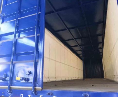 Customer's Request 40FT Curtain Side Container Semi Trailer with ODM Steel 3 Axle