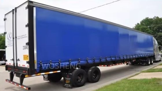 Customer's Request 40FT Curtain Side Container Semi Trailer with ODM Steel 3 Axle