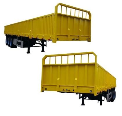 3 Axles Bulk and Container Transportation Steel Sidewall Semi-Trailer for Semi-Truck