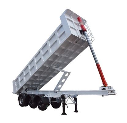 28t Heavy Duty Landing Gear U Shaped End Hydraulic Rear Tipper Dumping Semi Trailer