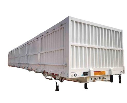 Max Payload 40-80 Tons Semi-Trailer Wosheng 's 40 Ton Tri-Axle with Steel Material