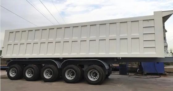 28t Heavy Duty Landing Gear U Shaped End Hydraulic Rear Tipper Dumping Semi Trailer