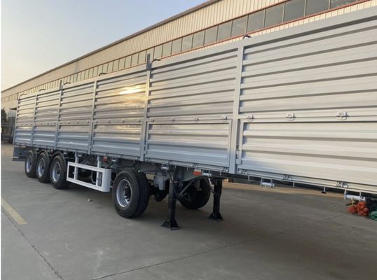 Max Payload 40-80 Tons Semi-Trailer Wosheng 's 40 Ton Tri-Axle with Steel Material