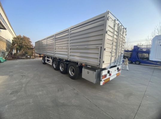 Max Payload 40-80 Tons Semi-Trailer Wosheng 's 40 Ton Tri-Axle with Steel Material