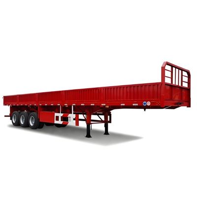 50 Tons Semi Trailer Side Wall Trailers for Bulk Transportation JOST or Other Options