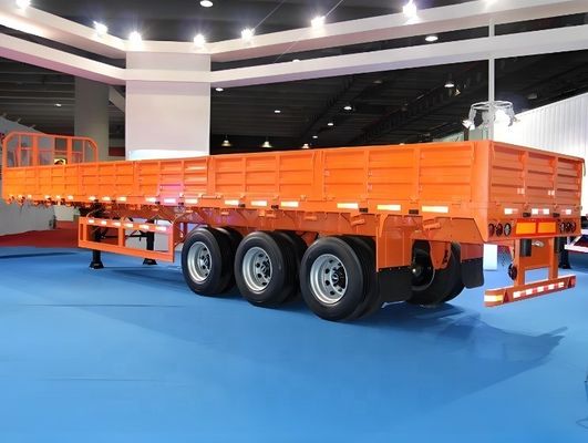 50 Tons Sidewall Trailer 3 Axles Side Wall Cargo Semi Trailer with Max Payload 30000 kg