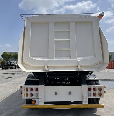 Heavy Duty Landing Gear 28t WS 4 Axles Hydraulic Rear Dump Semi Trailer for Big Loading