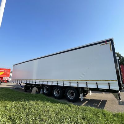 Customized 3 Axles PVC Fabric Curtain Semi-Trailer for Side Curtain Box Open Truck Trailer