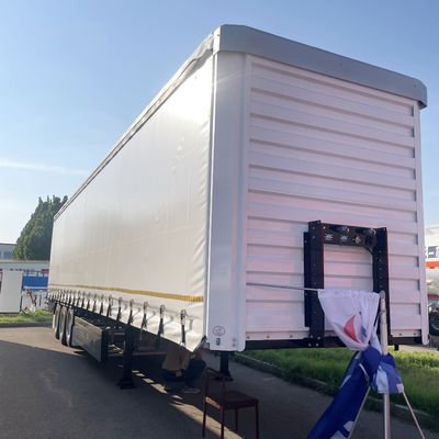 Customized 3 Axles PVC Fabric Curtain Semi-Trailer for Side Curtain Box Open Truck Trailer