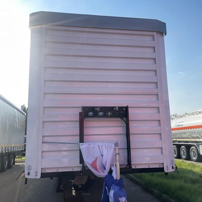 Customized 3 Axles PVC Fabric Curtain Semi-Trailer for Side Curtain Box Open Truck Trailer