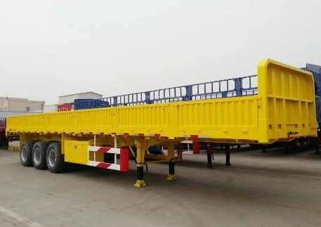 Multipurpose Function 3 Axles Semi-Trailer for Bulk Cargo Steel Side Wall Trailer