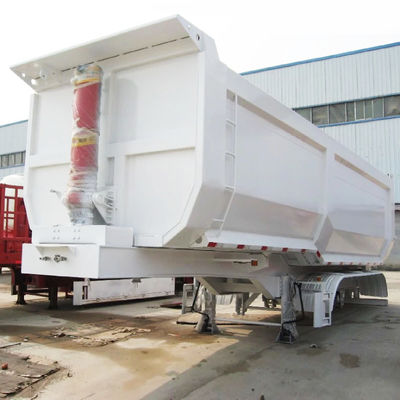 13/16 Ton Dual Line Brake System Rear Dump Semi Trailer for Coal Mine Transportation