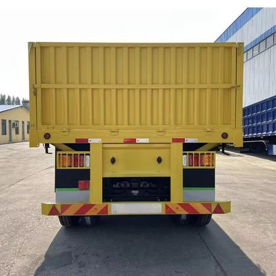 Steel 3 Axle 40ft 12.4m Fence Cargo Semi Trailer Side Wall Truck Trailer for Bulk Cargo