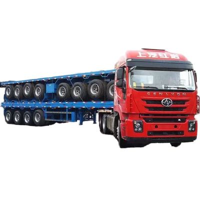 Semi-Trailer 3pc Axle Direct Flatbed Flatdeck Flatboy Truck Trailer Container Flat Bed