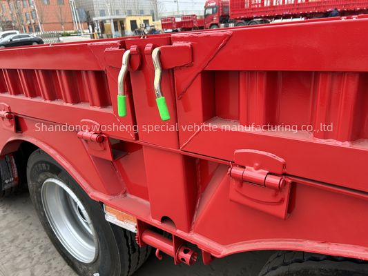 Direct 4 Axles 16 Wheels Low Bed Semi Trailer with Max Payload of 30TON/60TON/80TON/100TON