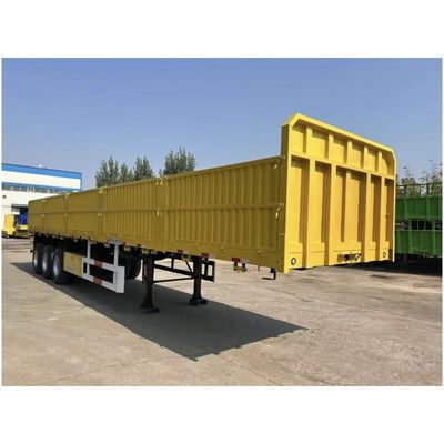 Mechanical Suspension 40 Ton Tri-Axle Fence Type Cargo Trailer Side Wall Semi Trailer