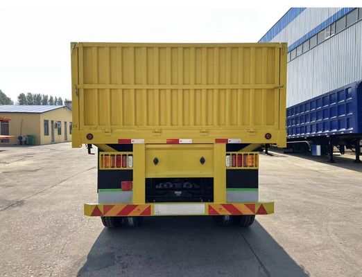 Mechanical Suspension 40 Ton Tri-Axle Fence Type Cargo Trailer Side Wall Semi Trailer