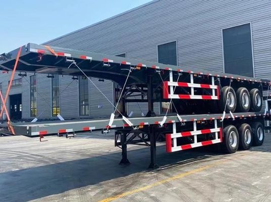 Specialized in of Flatdeck Flatboy Flatbed Semi Trailer for Truck Triangle Tire Specs