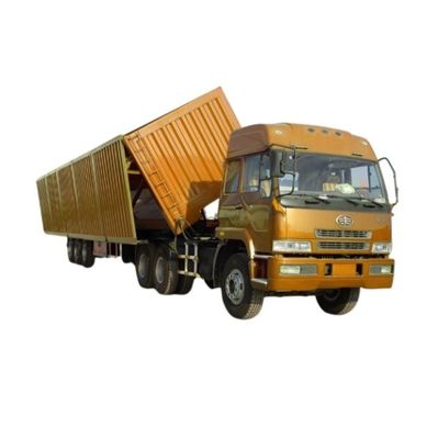 Truck Trailer 3 Axles Hydraulic Side Dump Semi Trailer with 40-100 ton Max Payload