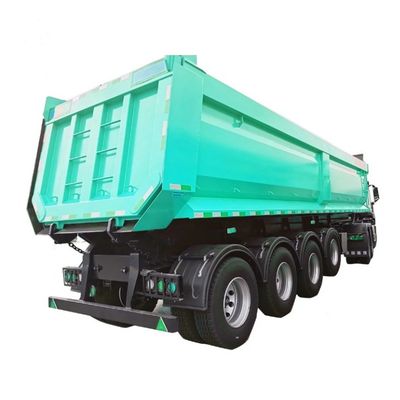 50-80 Ton Hydraulic Tipper Rear Dump Semi Trailer with Heavy Duty Landing Gear 28t