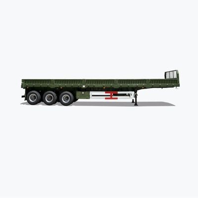 Customization 30t 40t 3 Axle Trailer with Steel Side Wall and Detachable Board Fence