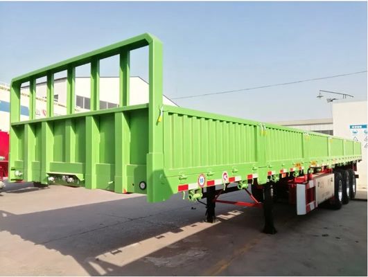 Customization 30t 40t 3 Axle Trailer with Steel Side Wall and Detachable Board Fence