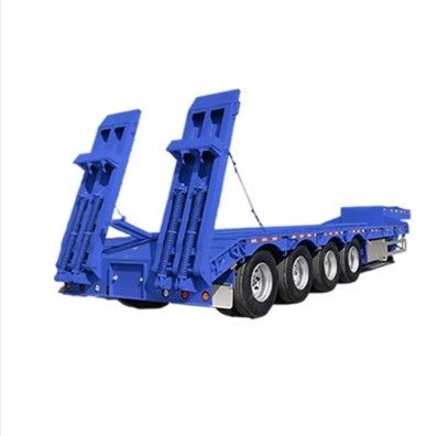 2024 Top Selling 2/3/4/5 Axles Low Bed Lowboy Truck Lowbed Semi Trailer 13000x3000x1700mm