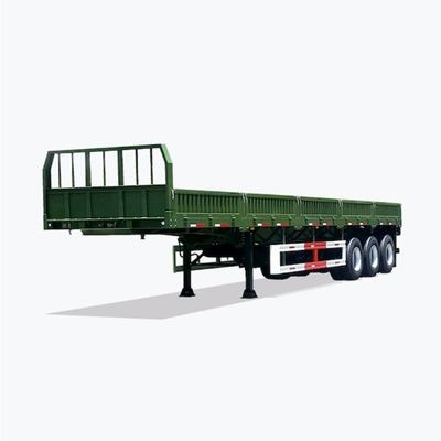 Max Payload 100ton Semi Trailer with Detachable Board Fence and Sturdy Steel Material