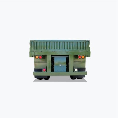 Max Payload 100ton Semi Trailer with Detachable Board Fence and Sturdy Steel Material