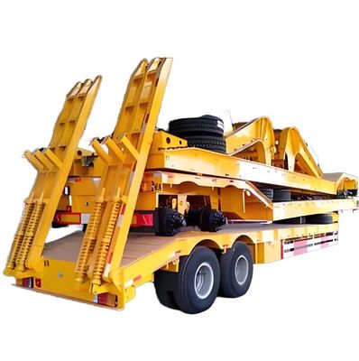 Max Payload 30000 kg Lowbed Lowboy Low Bed Semi Trailer for Truck and Other Equipment