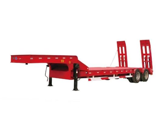Max Payload 30000 kg Lowbed Lowboy Low Bed Semi Trailer for Truck and Other Equipment