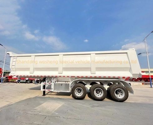 Heavy Duty 35-65 cbm U-type Rear Dump Semi Trailer Tipper Cargo Truck Trailers with Good