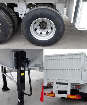 40 Tons Fence Type Cargo Truck Tailers Side Wall Semi Trailer with 13/16/20 Ton Axle