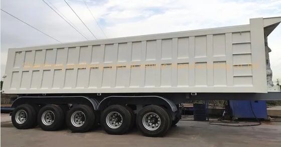 Heavy Duty 35-65 cbm U-type Rear Dump Semi Trailer Tipper Cargo Truck Trailers with Good