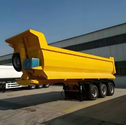 Affordable Semi-Trailer for 3 Axle 4 Axle Tilting Rear Dump Tipper Dump Semi-Trailer