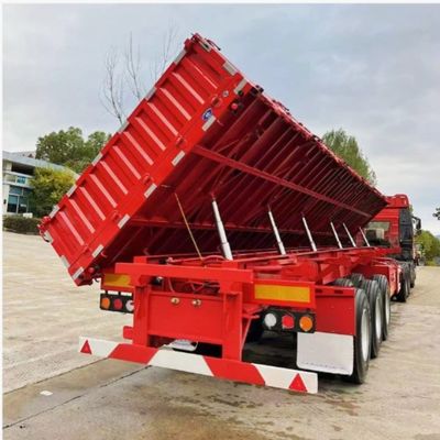 Direct 3 Axles Box Semi Trailers with Side Open Trailers King pin 2&quot; 50mm or3.5&quot; 90mm