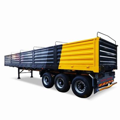 50ton Max Payload Semi Cargo Trailer with 8.00-20 Rim and Customized Bulk Side Boards