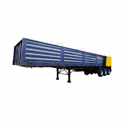 50ton Max Payload Semi Cargo Trailer with 8.00-20 Rim and Customized Bulk Side Boards